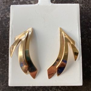 Vintage Gold Plated Sterling Earrings